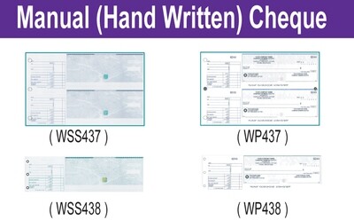 Manual (Hand Written) Cheque