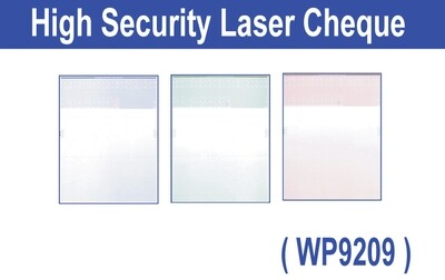 High Security Laser Cheque