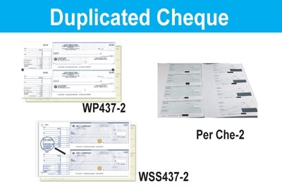 Duplicated Cheque