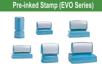 EVO EP Pre-inked Stamp