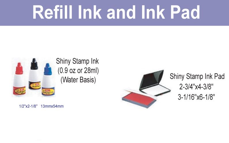 Refill Ink and Stamp Pad