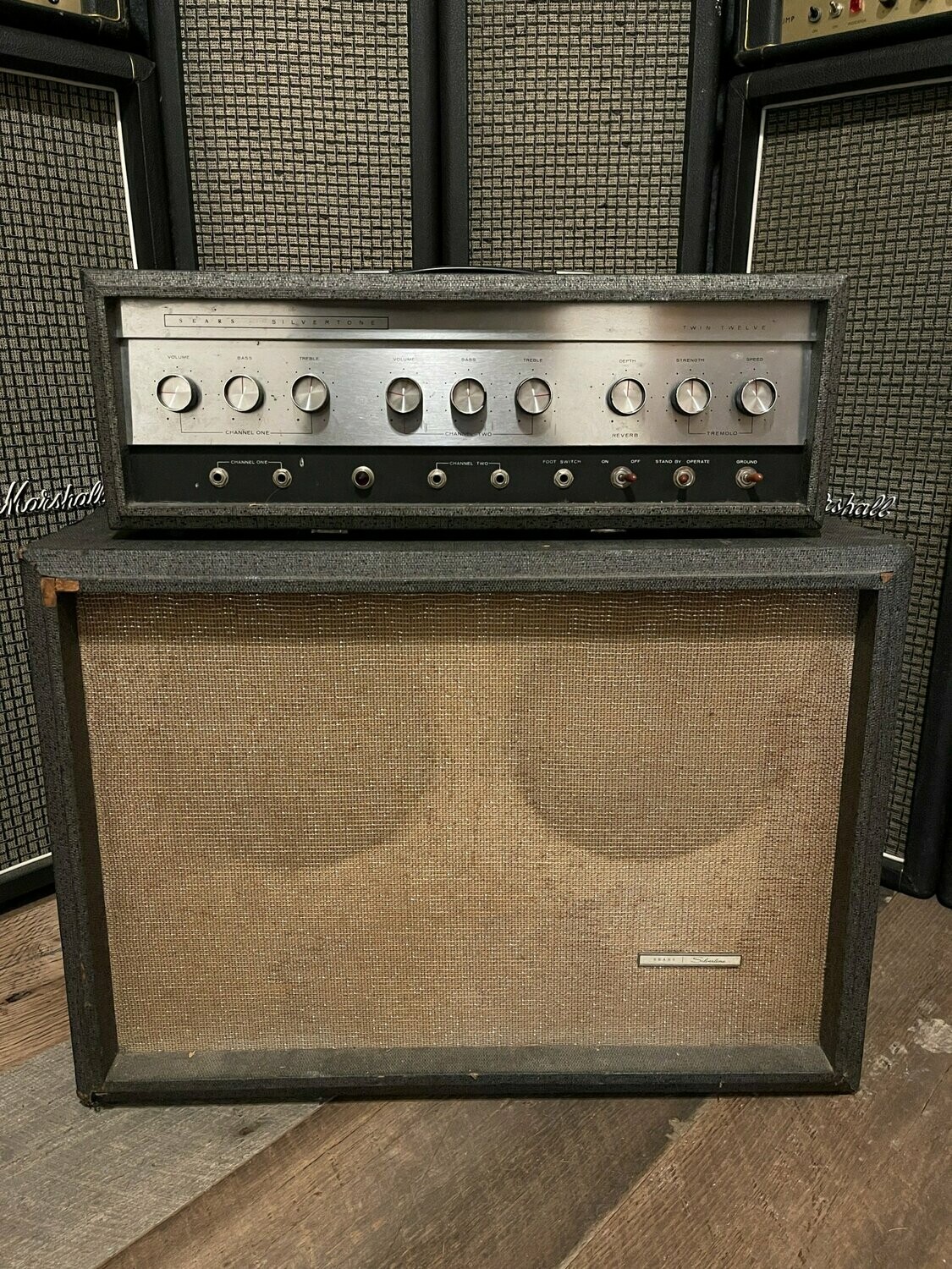 1960s Silvertone Twin Twelve 1484