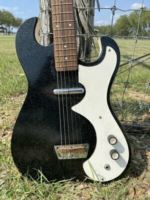 1960s Silvertone 1448 with Case Amplifier