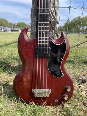 1963 Gibson EB-0 Cherry Red