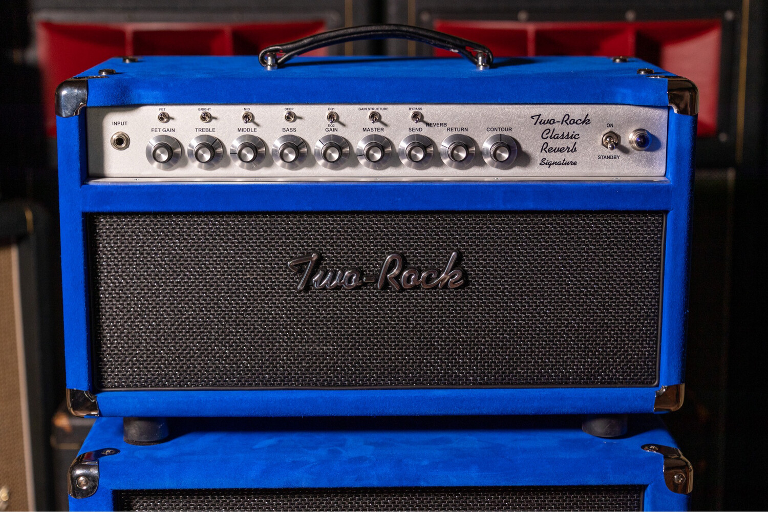 Two Rock Classic Reverb Signature 100w Royal Blue Suede