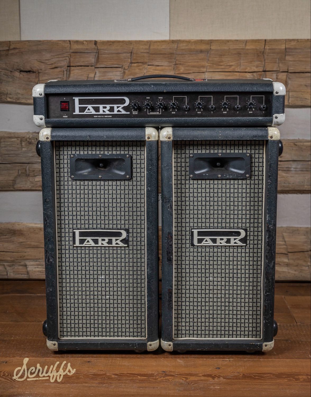 Park 4 Channel PA Unit And PA Columns