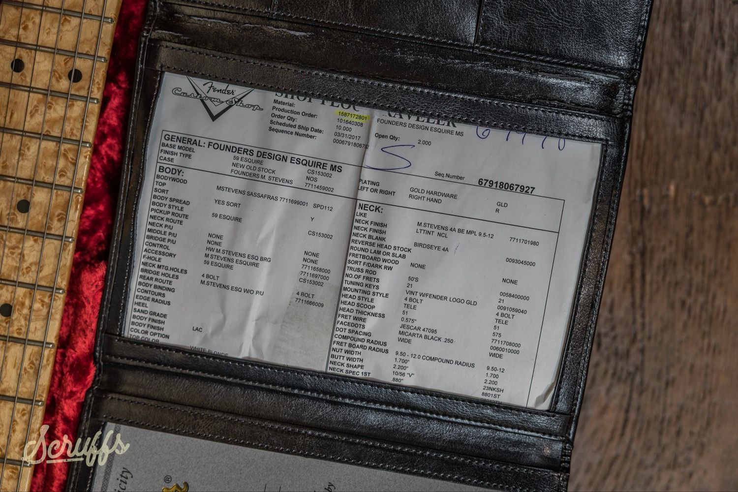 Fender Michael Stevens Founders Esquire