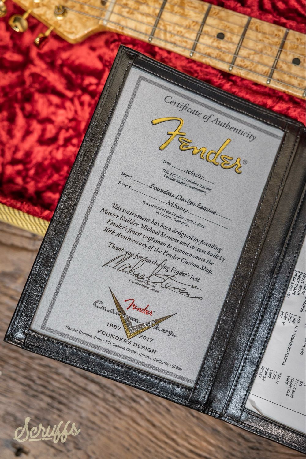 Fender Michael Stevens Founders Esquire