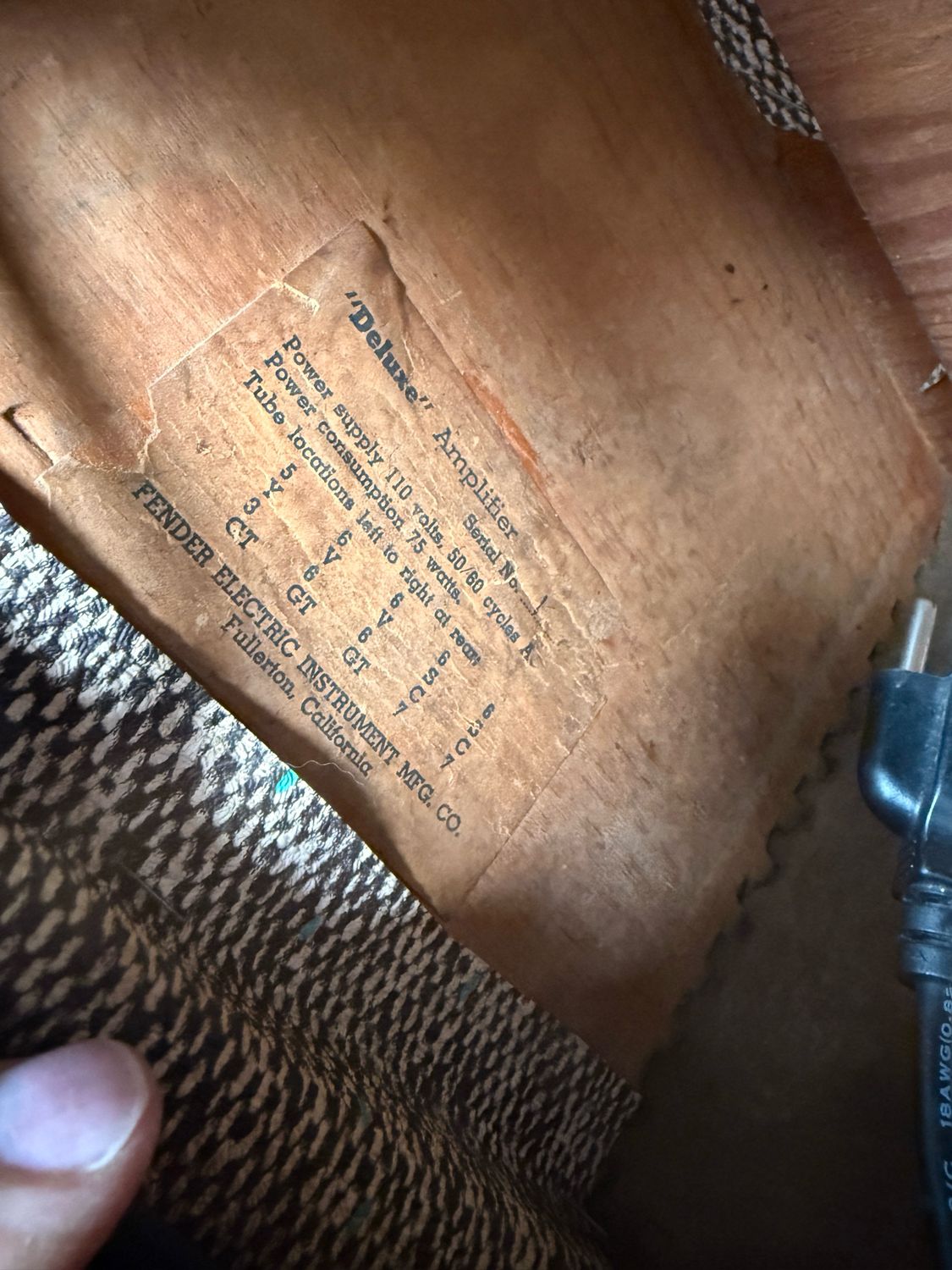 1949 Fender Tweed Deluxe 1949 Fender Tweed Deluxe