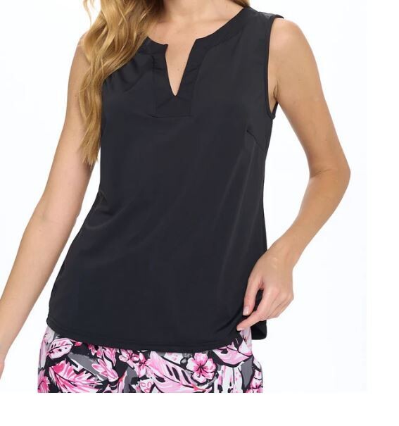  V Tank Top Black