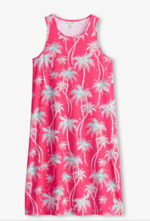 Palm Mirage Tank Dress