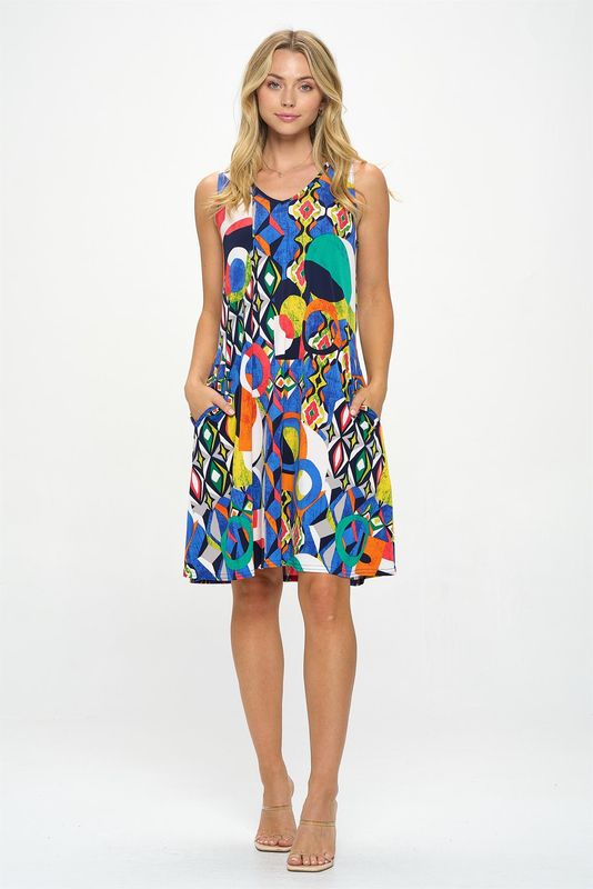 W419 Tank Dress W/Poc