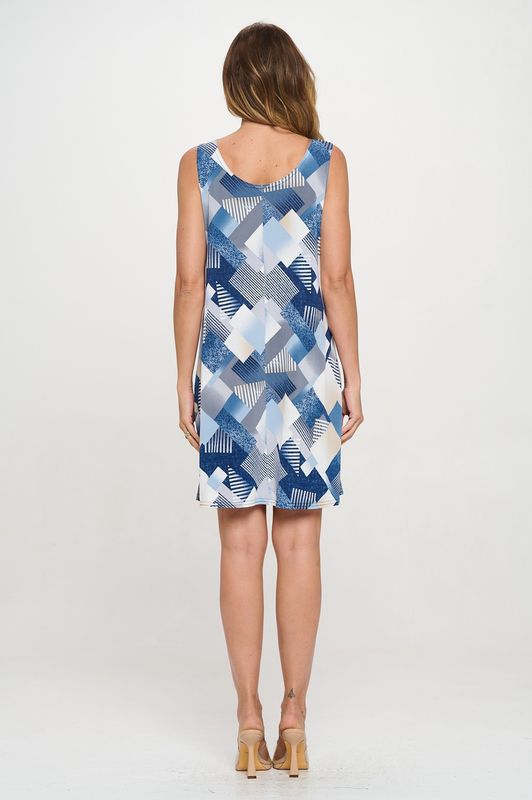 W455 Tank Dress Navy