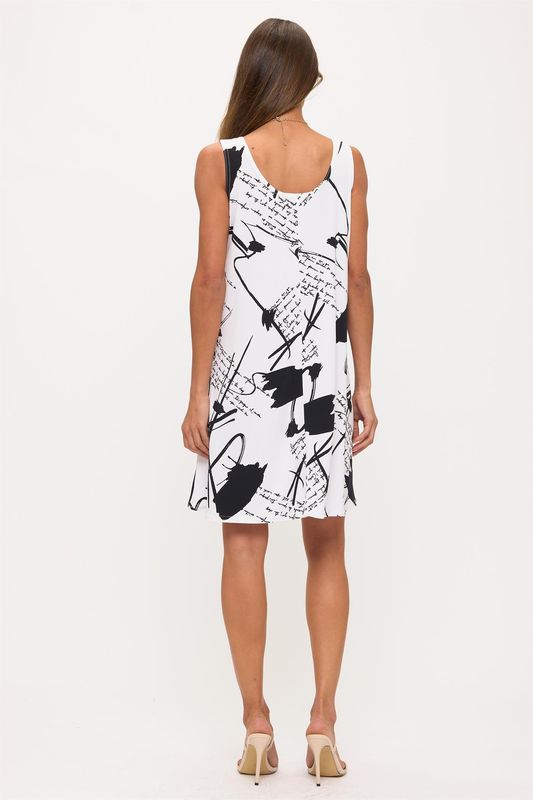 W494 Tank Dress White