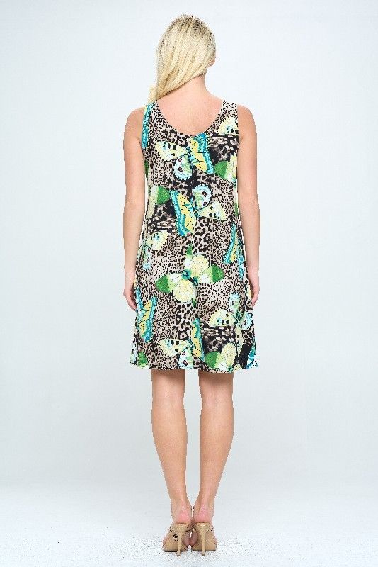 JS-W345 Taupe Tank Dress