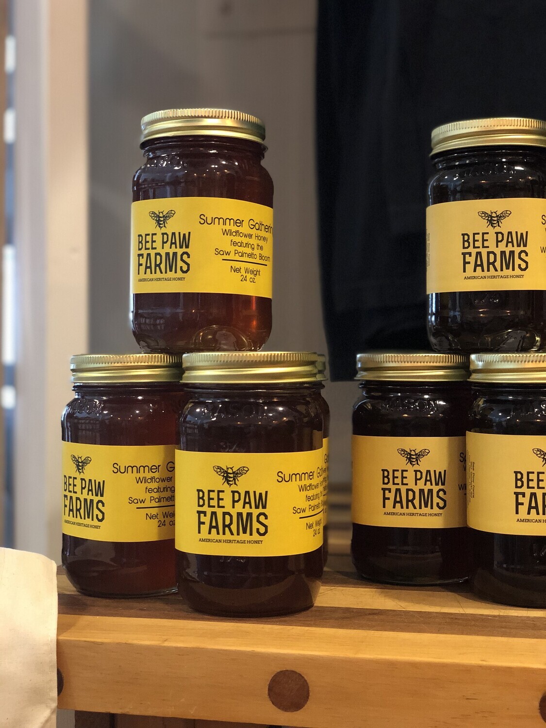 Bee Paw Farms Honey Jars