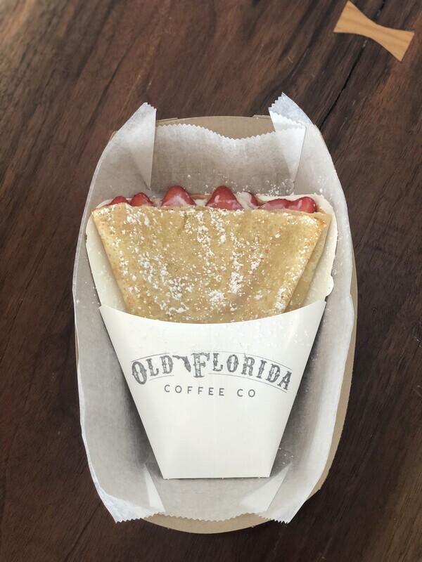 Strawberries and Cream Crepe