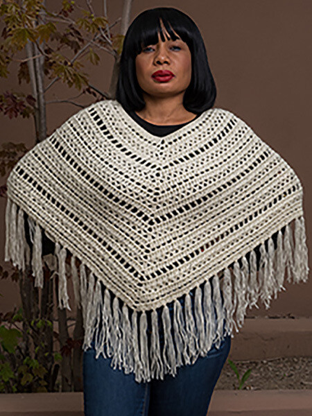 Open Work Poncho