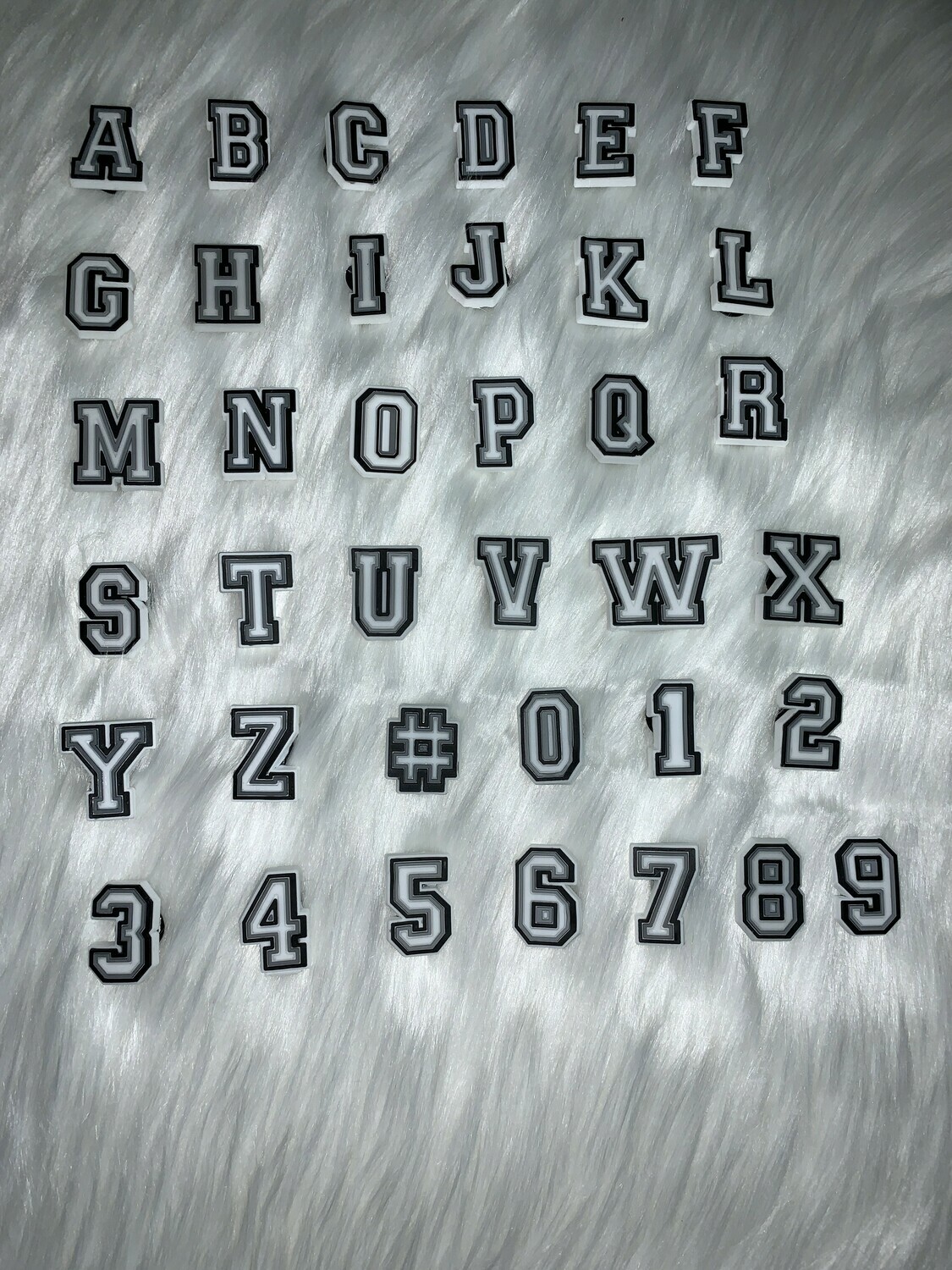 Letters and Numbers Crocs Charms