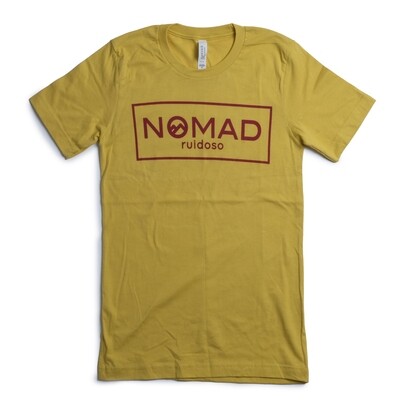 Nomad SS Boxed Logo - YELLOW