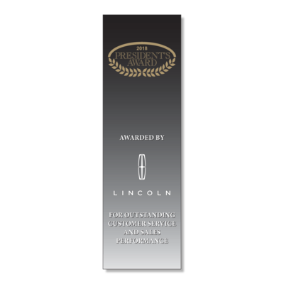 Lincoln Presidents Award 313