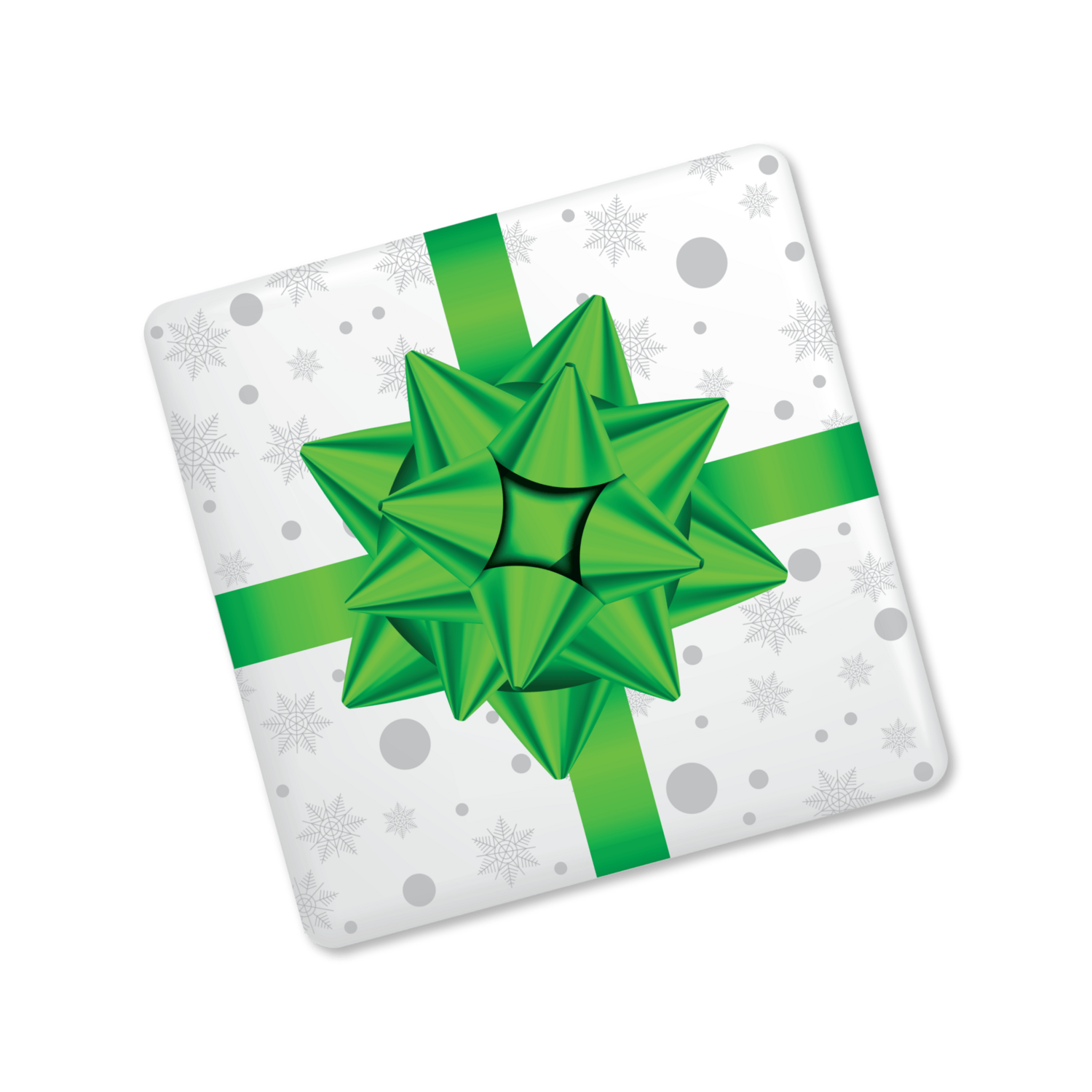 White and Green Present