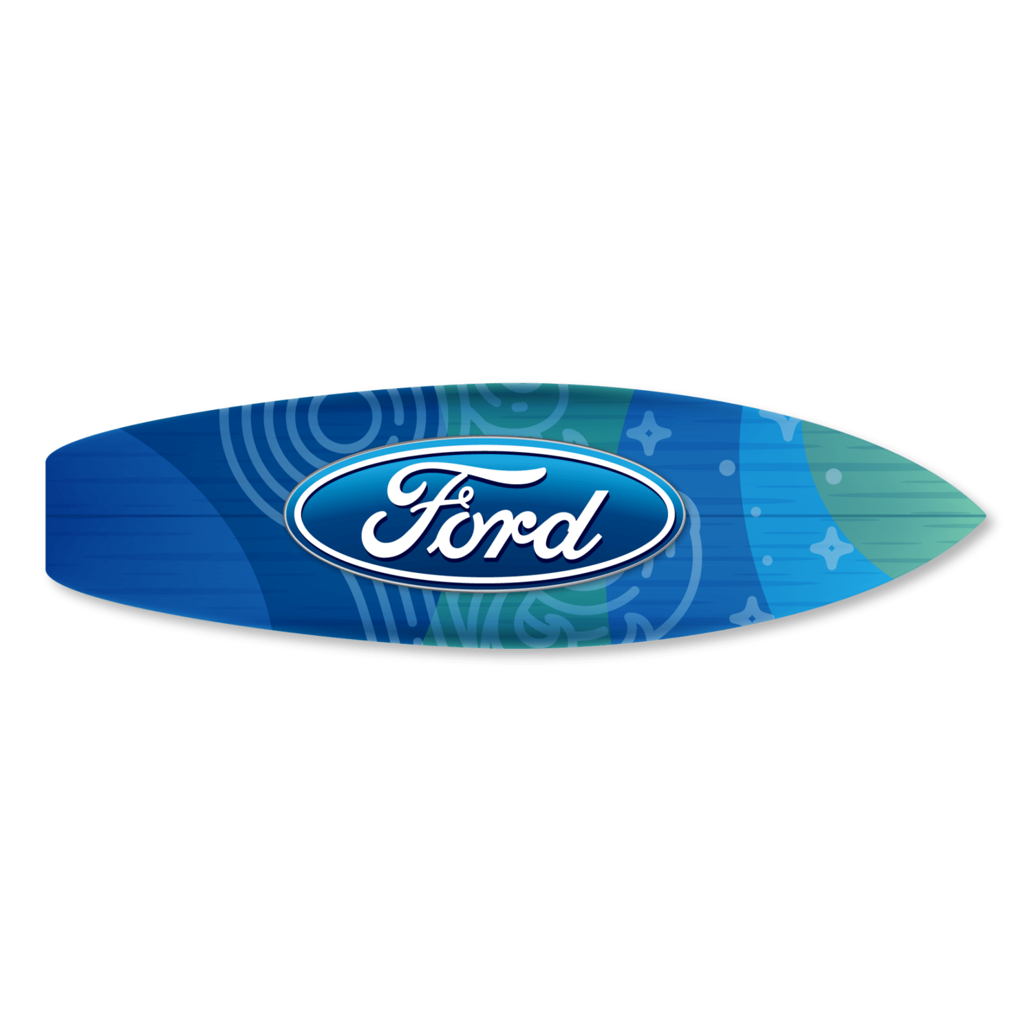 Blue Ford Surfboard 50