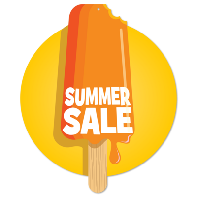 Orange Summer Sale Popsicle 55