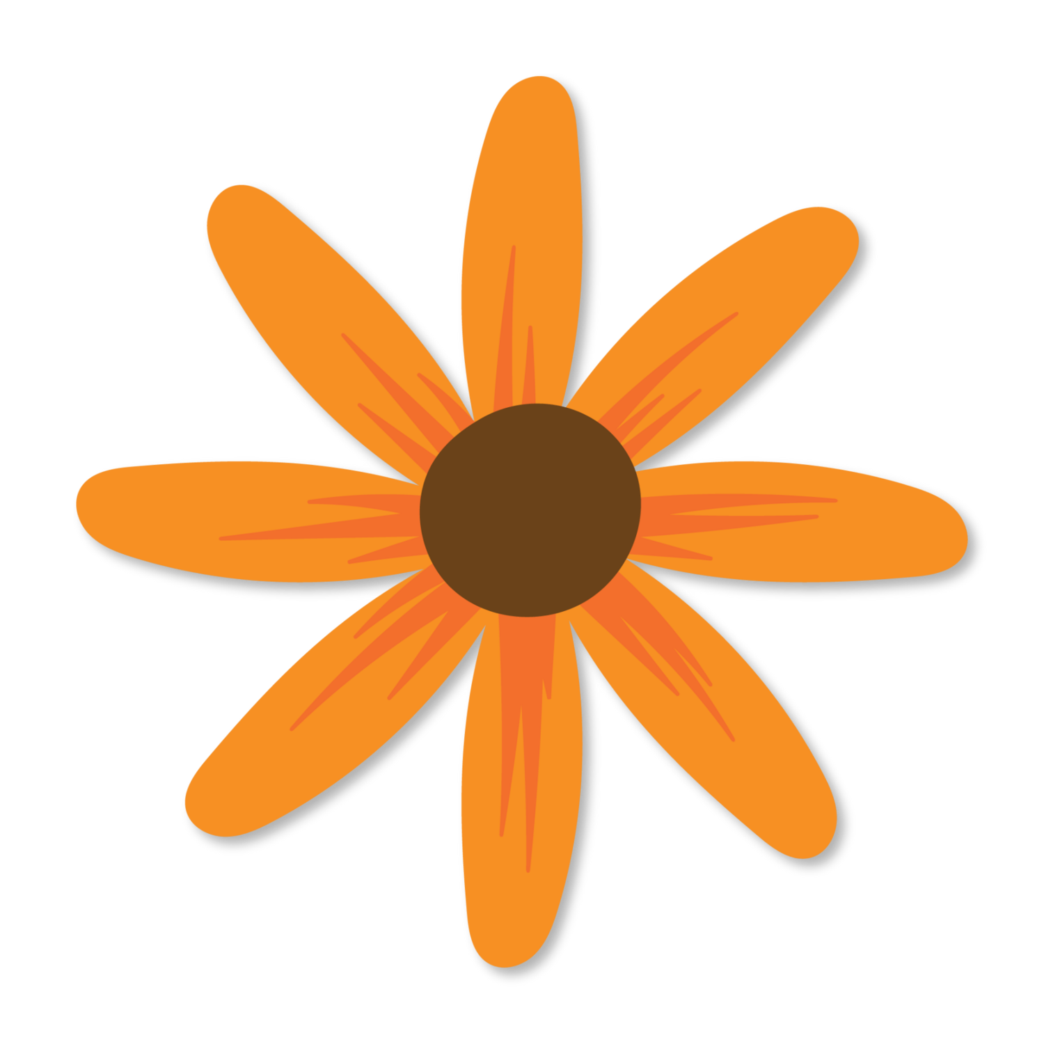 Orange Flower 64