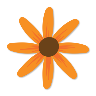 Orange Flower 64