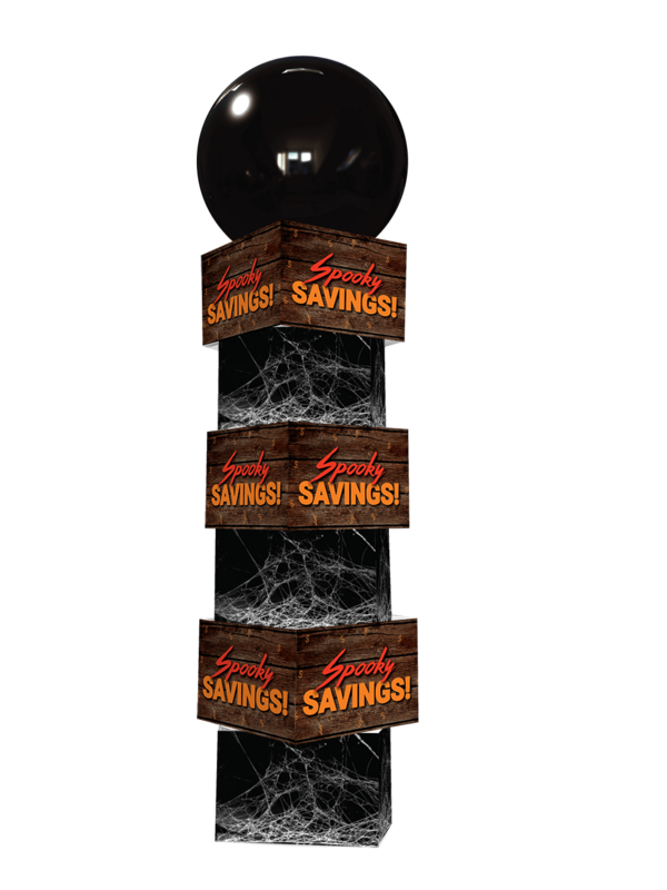 Halloween Printed Balloon Tower 15