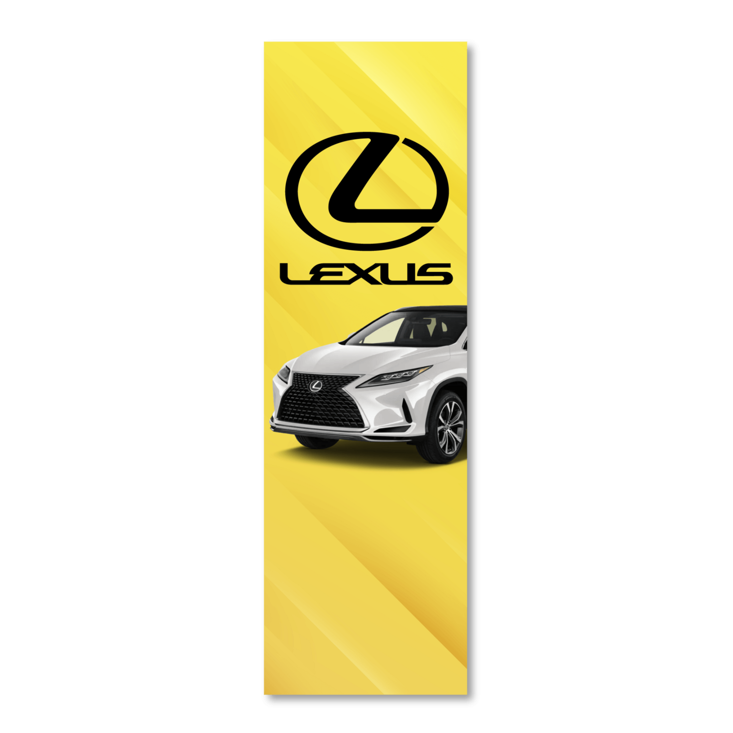 2022 Yellow Lexus w/ Car
