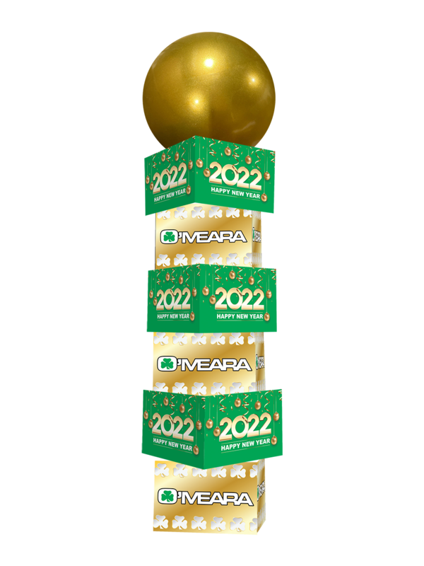 Custom Dealership New Year's Eve Printed Balloon Tower 17