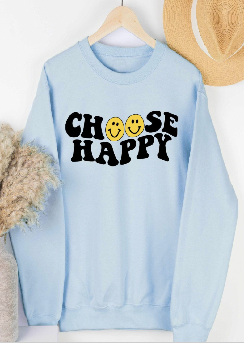 Blume + Co: Choose Happy Sweatshirt