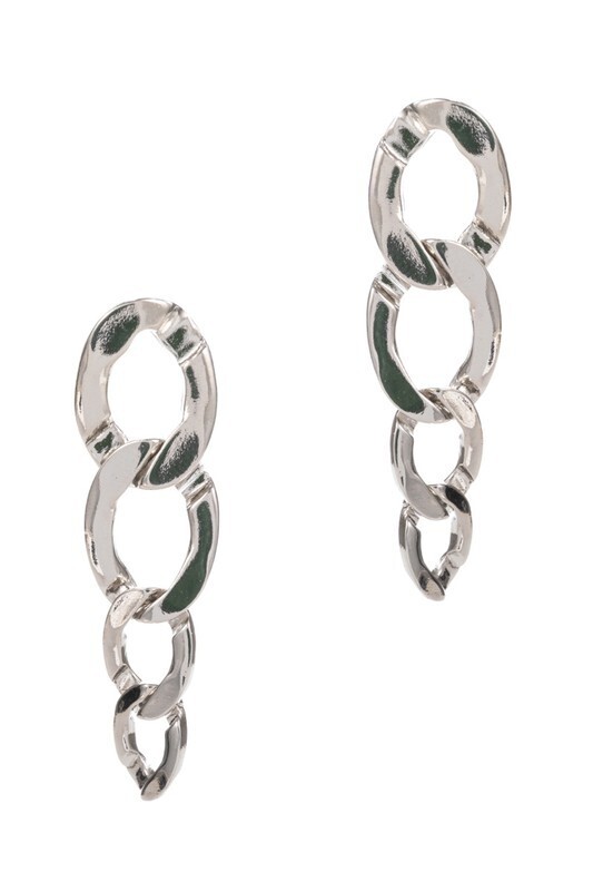 Fashion City: Chunky Link Chain Earrings