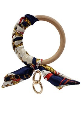 Fashion City: Scarf Wristlet Key Ring