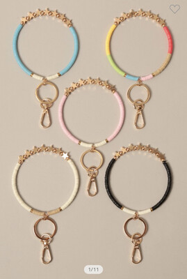 Fashion City: Sequin Wristlet Key Ring