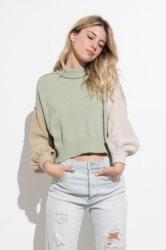 ITB: Mint Multi Sweater
