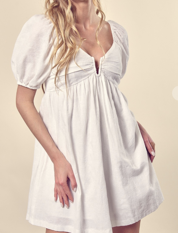 Mustard Seed: S20380 Mini Romper Dress