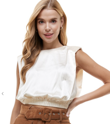 TCEC CT7484: Sleeveless Cropped Top