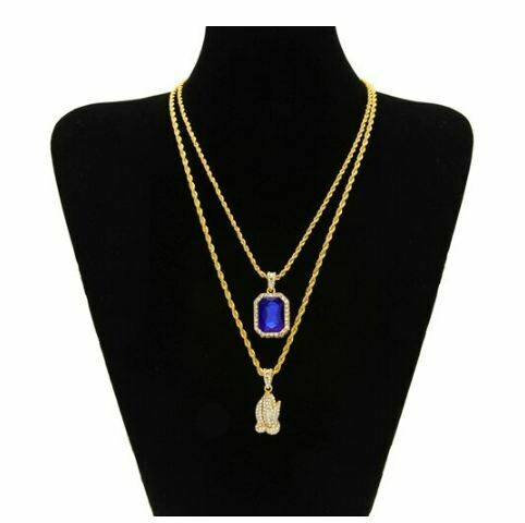 Two Piece Hiphop Necklace