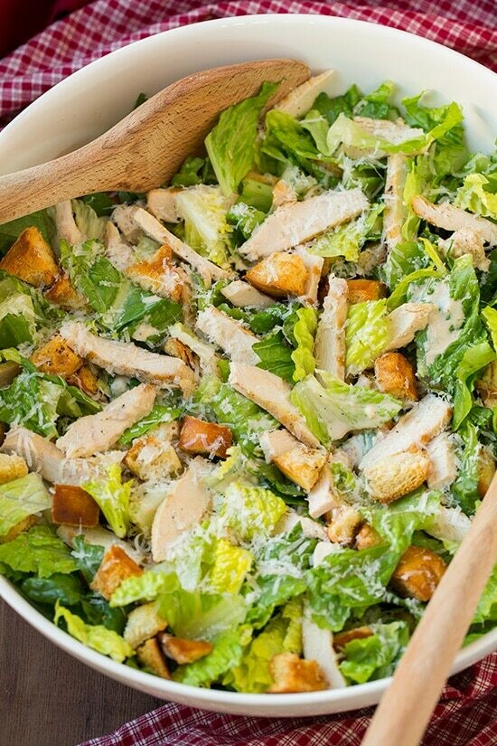 Creamy Chicken Caesar Salad