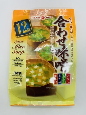HIKARI Instant Miso Soup Awase 12pc