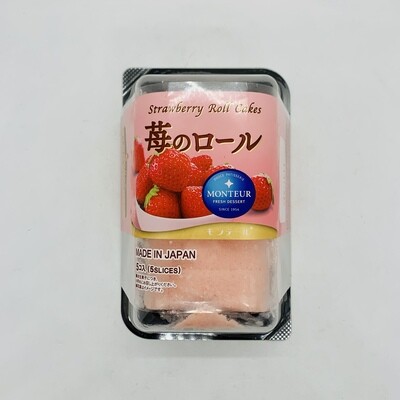 Monteur Roll Cakes Strawberry