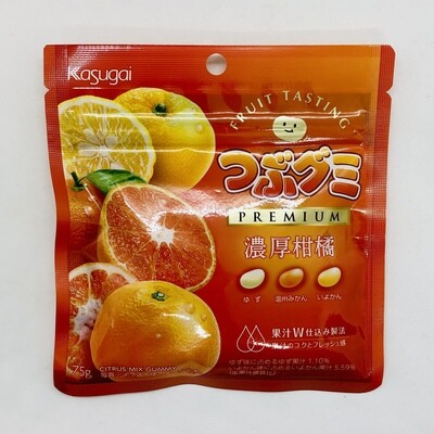 Kasugai Tsubu Gummy Citrus