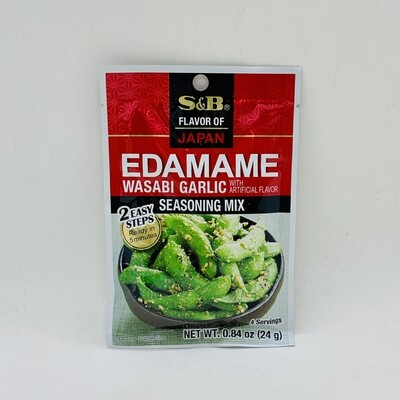 S&B Edamame Seasoning Wasabi Garlic