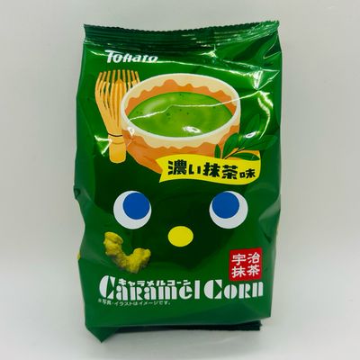 Tohato Caramel Corn Matcha