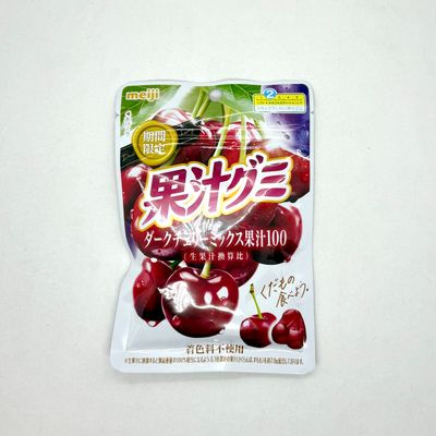 Meiji Kaju Gummy Dark Cherry