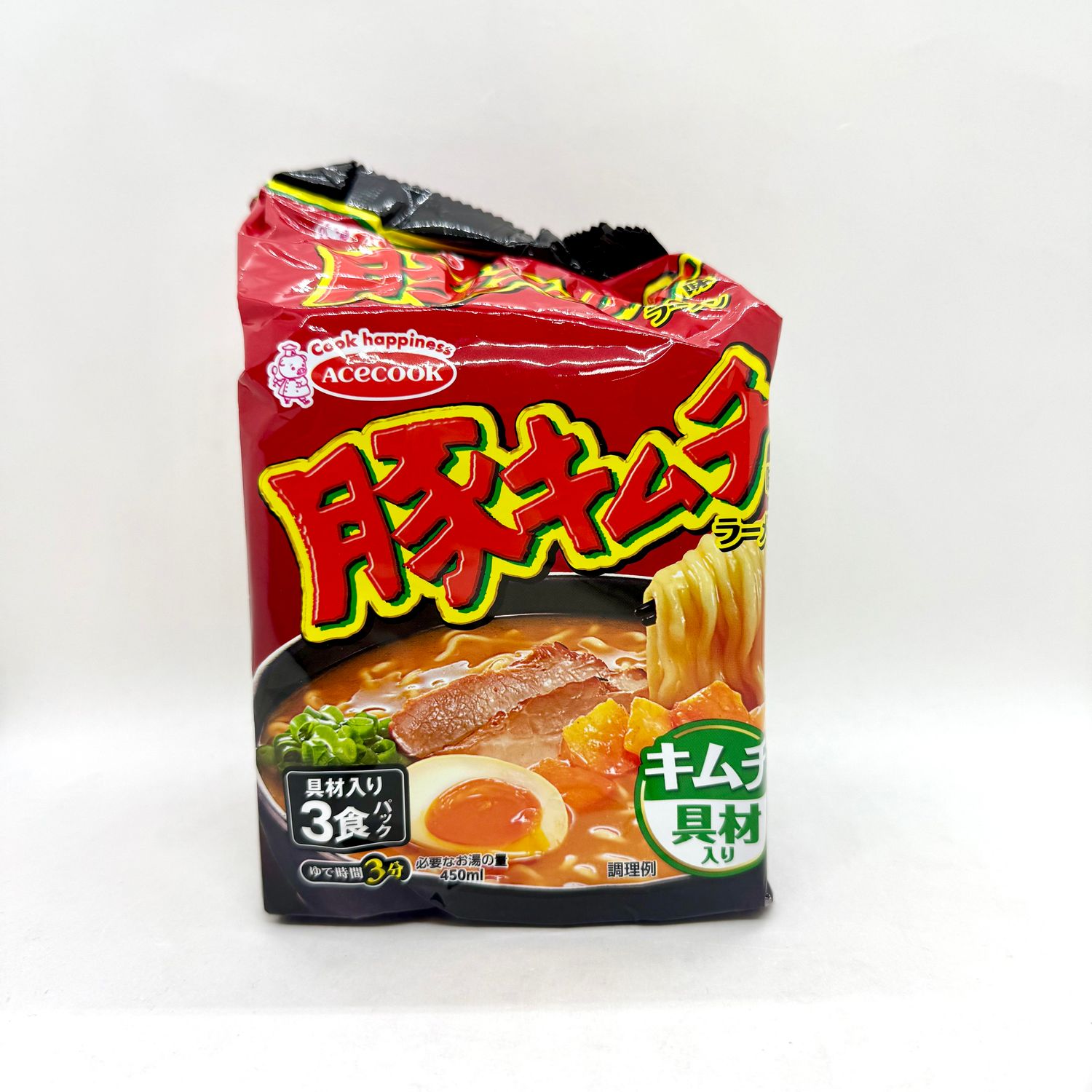 Ace Buta Kimchi Ramen 3P