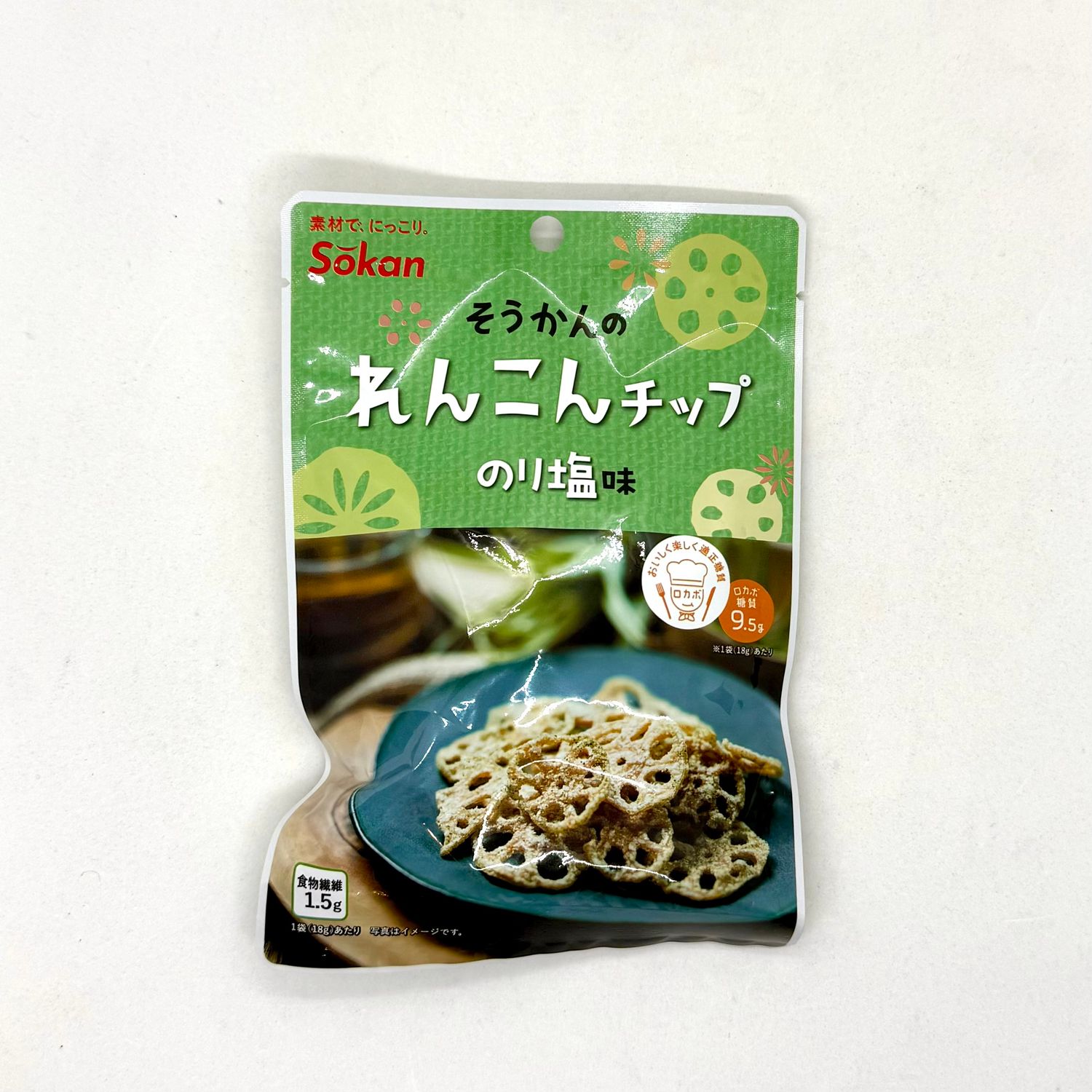 Sokan Renkon Chips Nori Shio